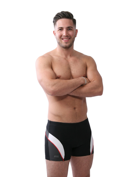 Zoggs Mission Chlorine Resistant Men's Hip Racer Black