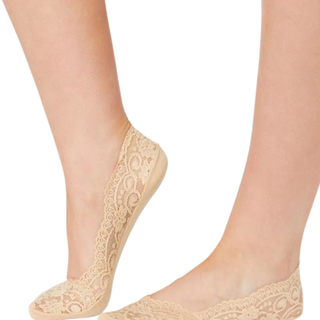 Lace And Cotton Footlet