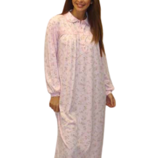 Button-Front Long Nightie