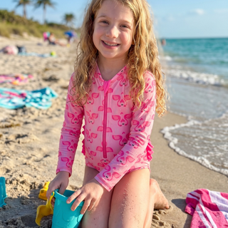 Cherrylane Flamingo Long Sleeve Suit
