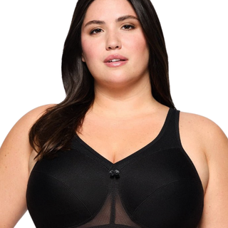 Glamorise Black Wireless Active Support Bra
