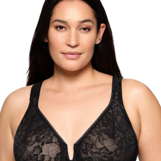 Glamorise Lacey T Back Wired Front Open