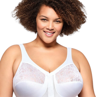Glamorise White Wireless Front Closure
