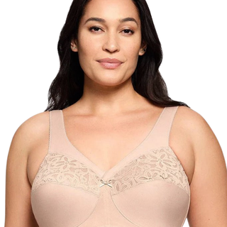 Glamorise Wireless Café Cotton Blend Bra