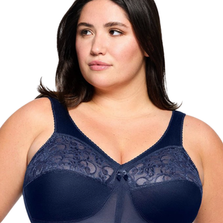 Glamorise Wireless Navy Support Bra