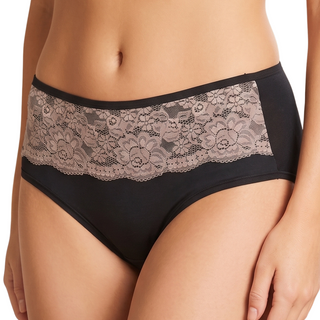 Micro & Lace Mid Rise Underwear