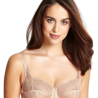Panache Satin & Lace Full Cup Bra with Internal Side Sling