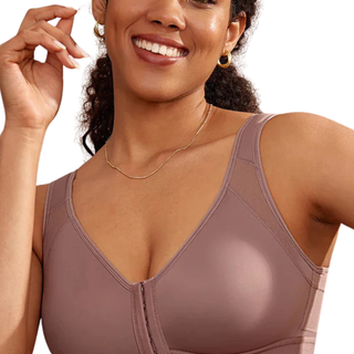 Delimira Mocha Wireless Posture Front Opening