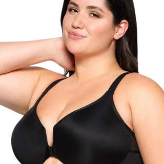 Glamorise Black Front Closure Posture Wired