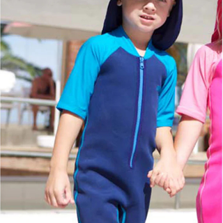 Zoggs Bronte Boys' Neoprene Wetsuit with Front Zip