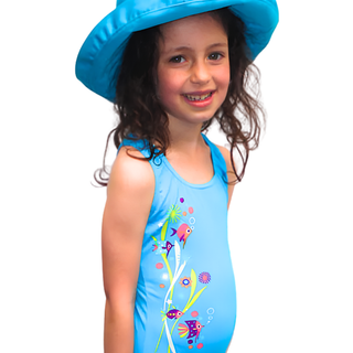 Zoggs Gold Coast Girls' CR25 Chlorine Resistant Actionback One-Piece
