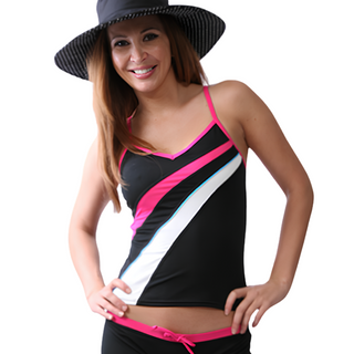 Zoggs Kira Tankini with Shelf Bra & Shorts