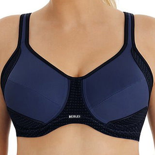 Berlei Electrify Navy Mesh Underwire Sports Bra