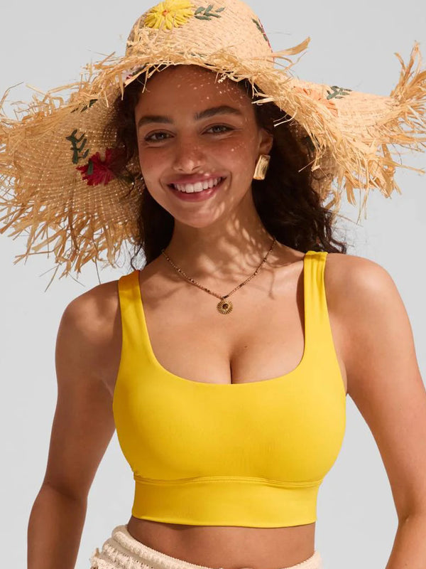 Supportive Swim Crop