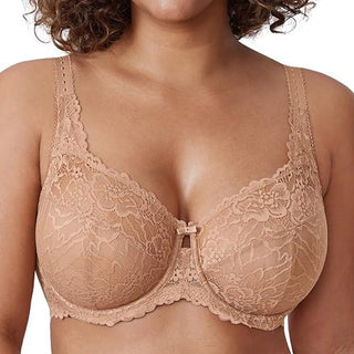 Delimira Wired Lace Full Cup  4CLRS