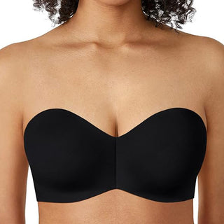 Delimira Black Lined Wired Strapless