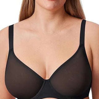 Sheer Mesh Wired Bra