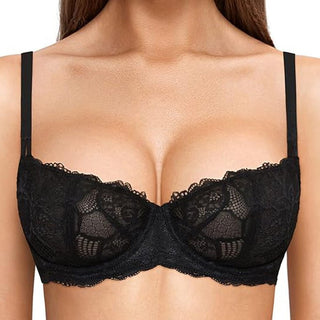 Dobreva Balconette Lace Push Up