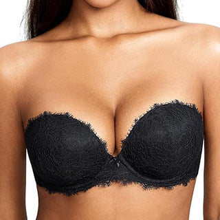Dobreva Padded Push Up Strapless