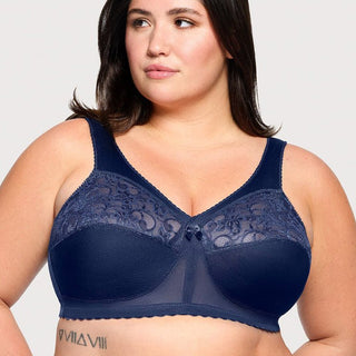 Glamorise Wireless Navy Support Bra