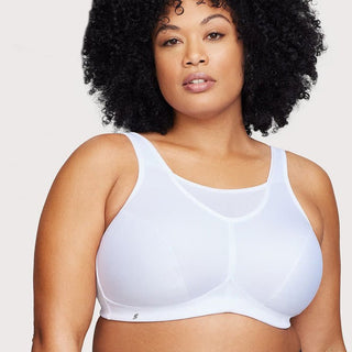 Glamorise Wireless Camisole White Sports Bra