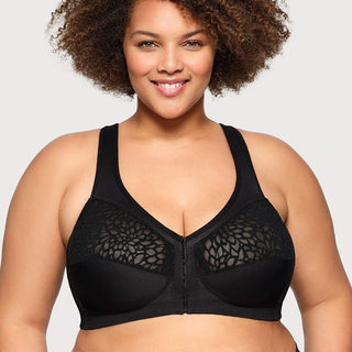 Glamorise Racer Black Wireless Front Closure