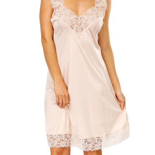 Brandella Full Slip with Raschel Lace & Built-Up Shoulders