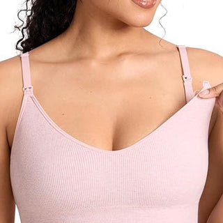 Ribbed Nursing Bralette