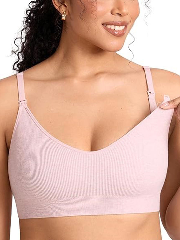 Ribbed Nursing Bralette