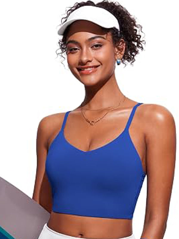 V Shaped Long Line Bikini Top