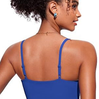 V Shaped Long Line Bikini Top