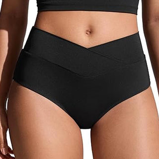 High Waist V Cut Bikini Bottom