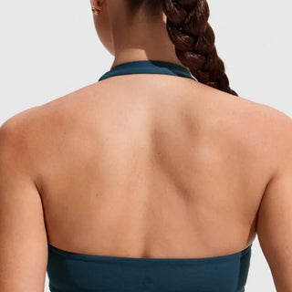 Rouched Halter Bikini Top