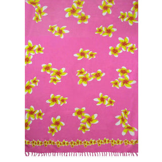 Sundrenched Frangipani Sarong