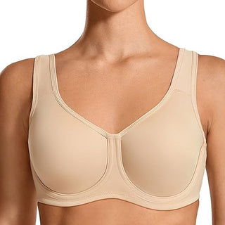 Syrokan Beige Underwire Seamless Sports