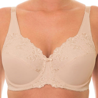 Triumph Full Cup Minimiser Bra with Floral Embroidery