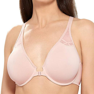 Delimira Candy Pink Racerback Front Opening