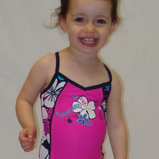 Cosmic Girl Girls' One-Piece Bather with Matching Skirt