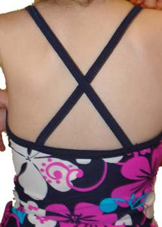 Cosmic Girl Girls' One-Piece Bather with Matching Skirt