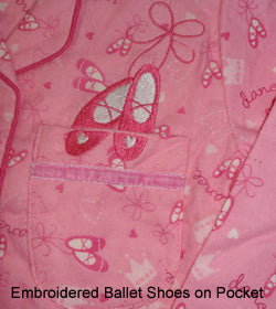 Cosmic Girl Ballet Print Flanelette Girls' Pyjamas