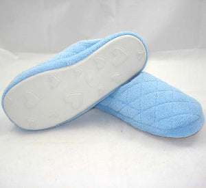 Dream Soft & Cosy Velvet Slip-On Slippers Sky Blue