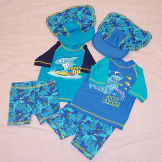 Boys' 3-Piece Shark Rash Set