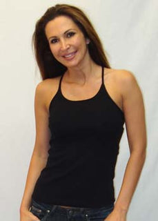 Women's Fine Cotton Rib Singlet Top