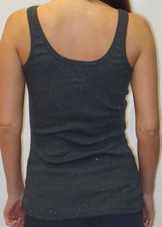 Women's Sparkle Cotton Rib Tank Top