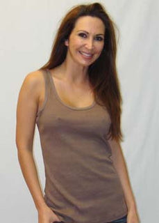 Women's Sparkle Cotton Rib Tank Top