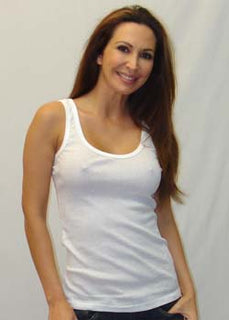 Women's Sparkle Cotton Rib Tank Top