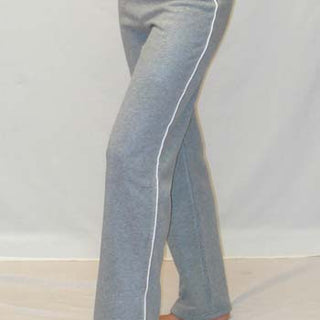 Cherry Lane Women's Piping Trim Fleece Lined Track Pants