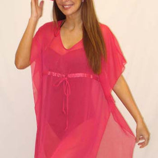 Cherry Lane Plain Crinkle Polyester Kaftan