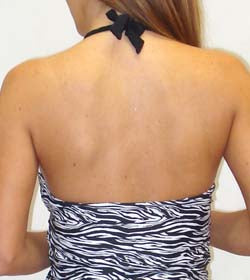 Cherry Lane Animal Print Halter Tie Tankini