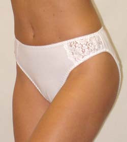 Caprice Cotton Lace Insert Bikini Brief